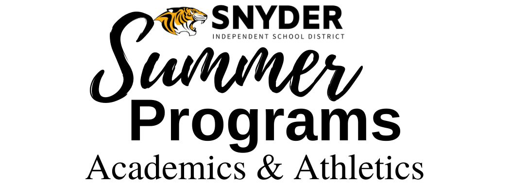 SISD Summer Programs Athletics and Academics Header image