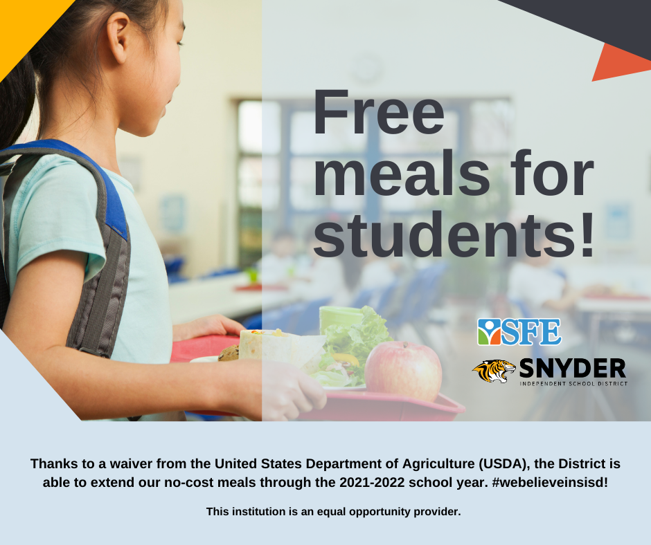 Free meals for students