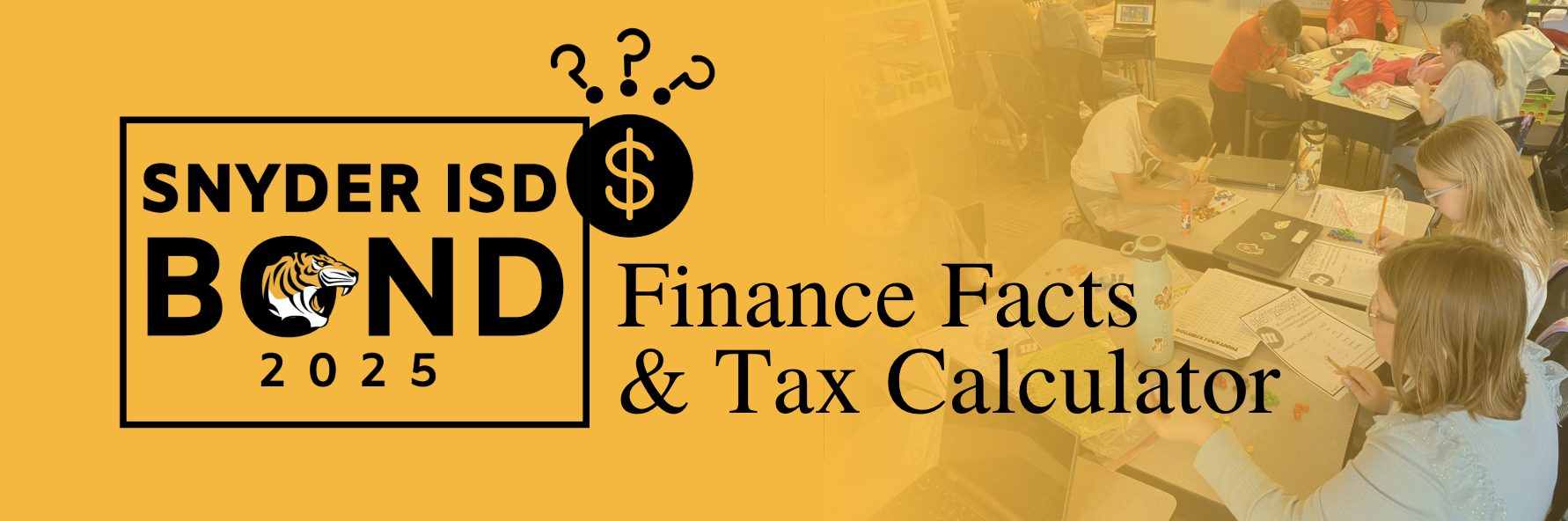 finance facts and tax calculator - photo of kids at intermediate school doing math worksheet with m&Ms!