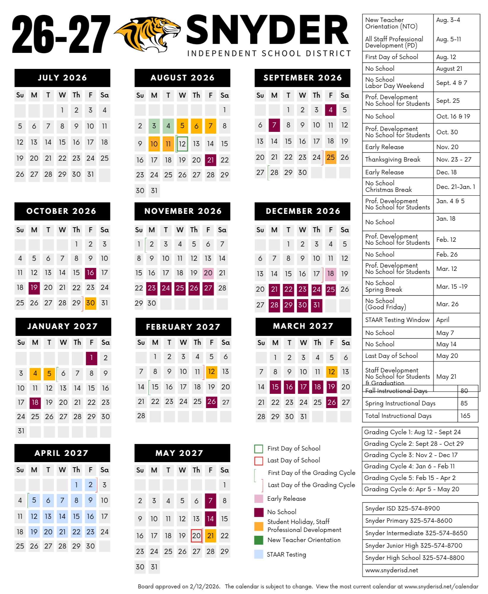 calendar
