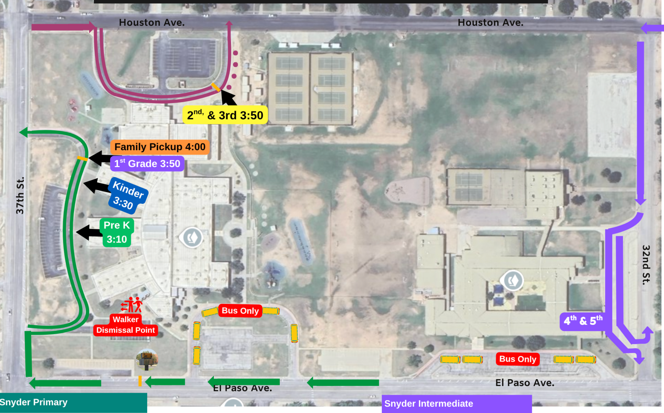 this map explains safety procedures at SPS and SIS. Please contact the principal with questions or assistance