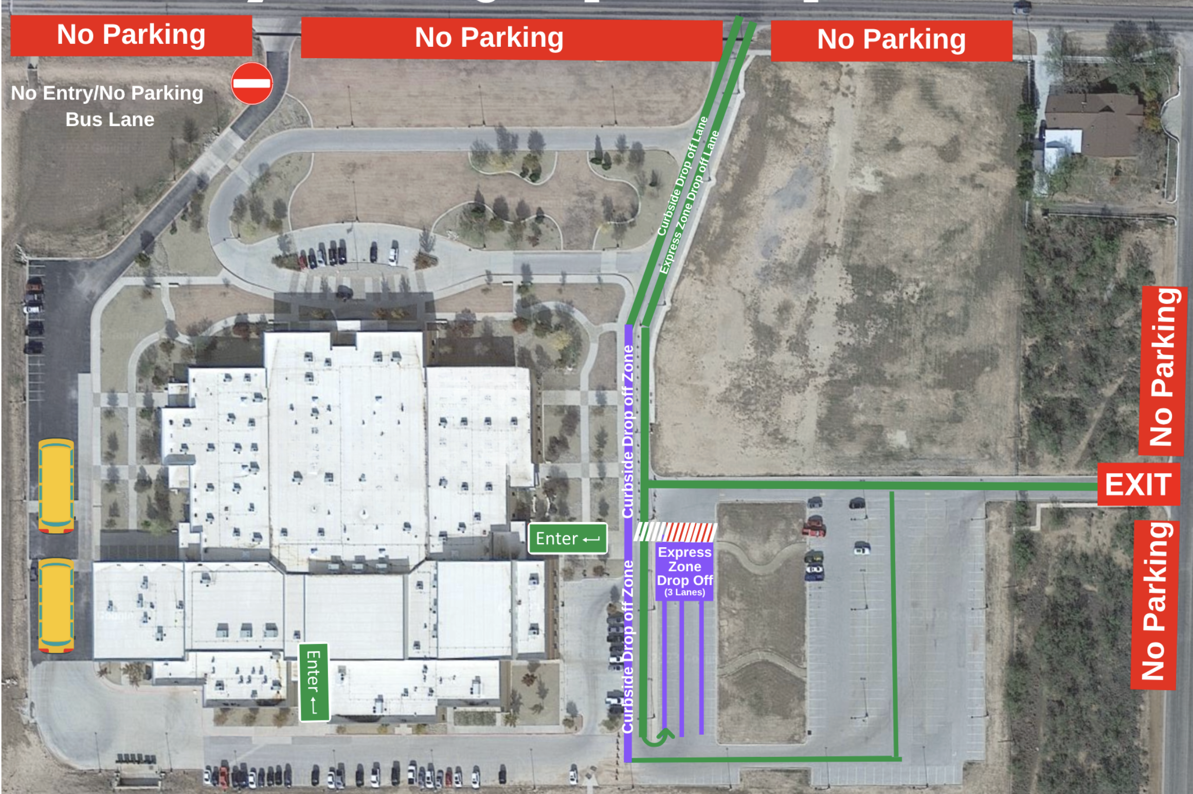 SJH Parking Map