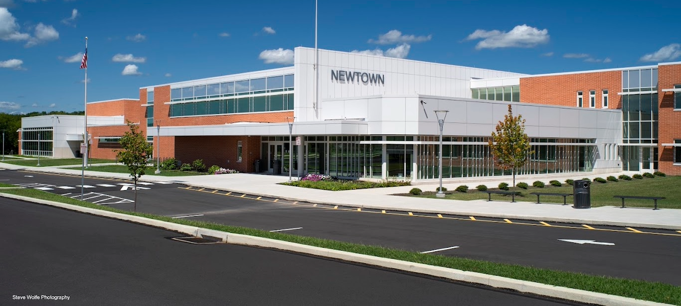 Building image of Newtown Middle School