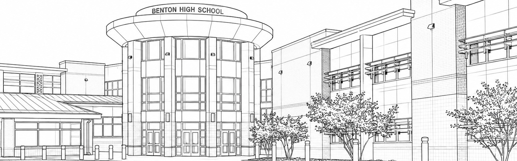 Benton High School Drawing