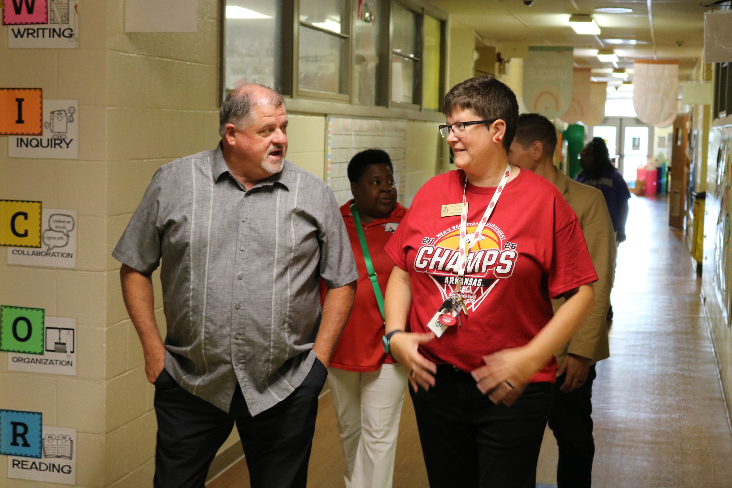 Superintendent Senn and Principal Neely