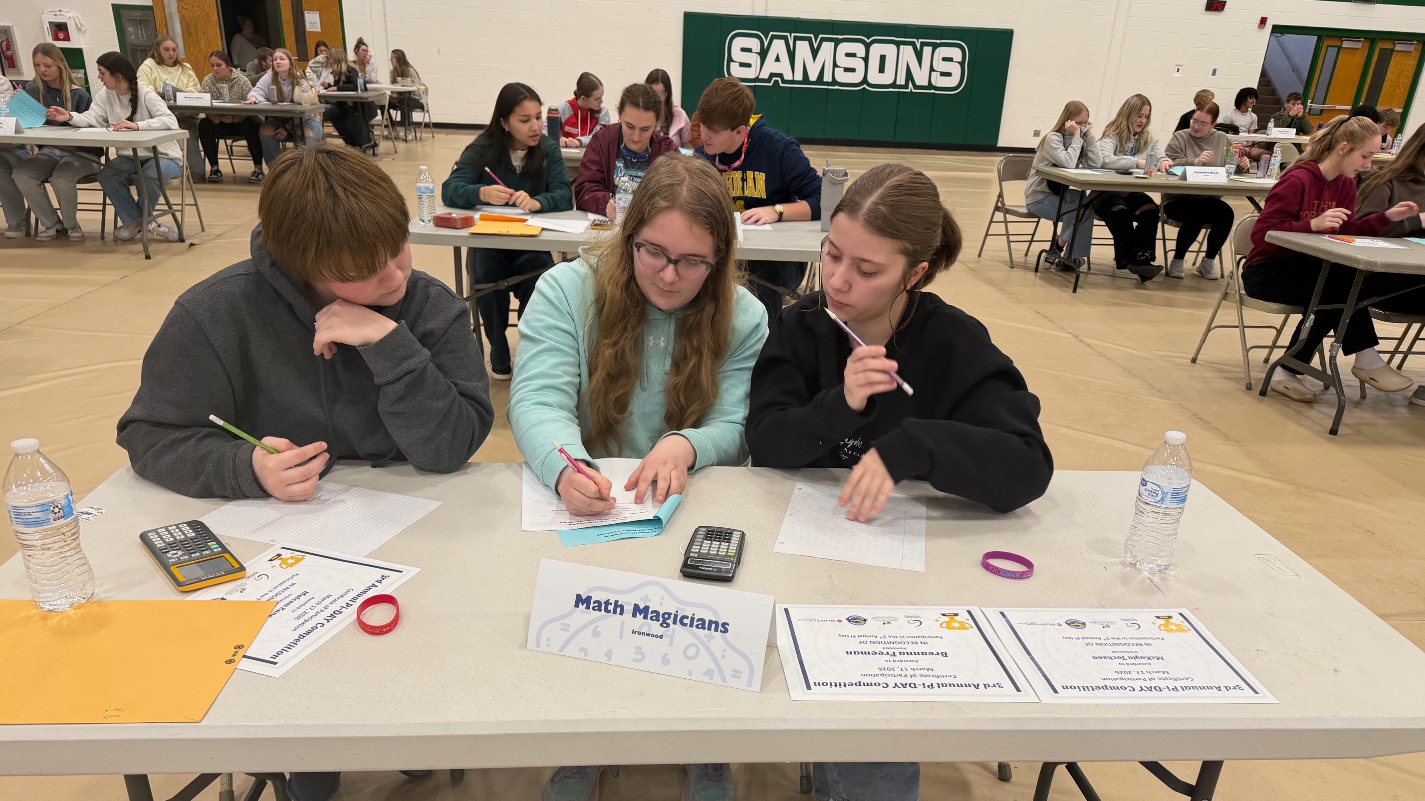 High school students competing in annual Pi Day competition