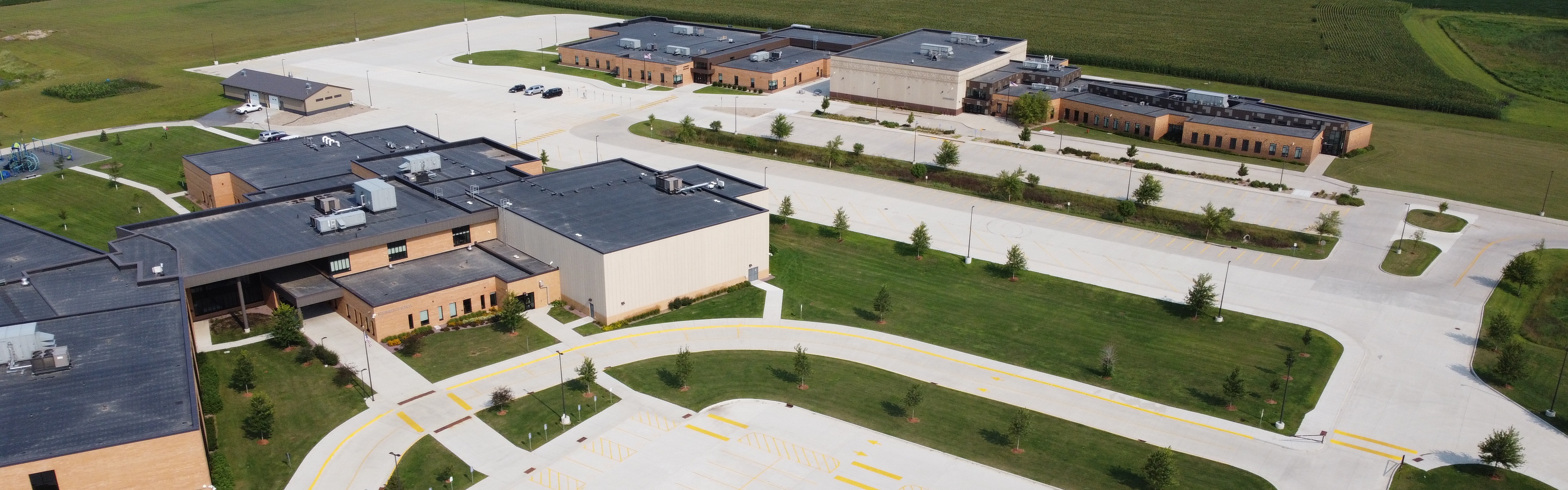 Crailsheim Campus - Intermediate School, Playground, Shed, Comm Ed, Gymnastics, and LC