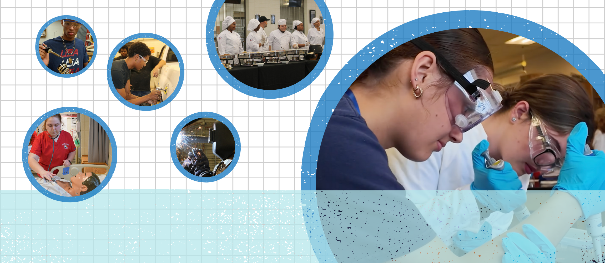 image of students in CTE program