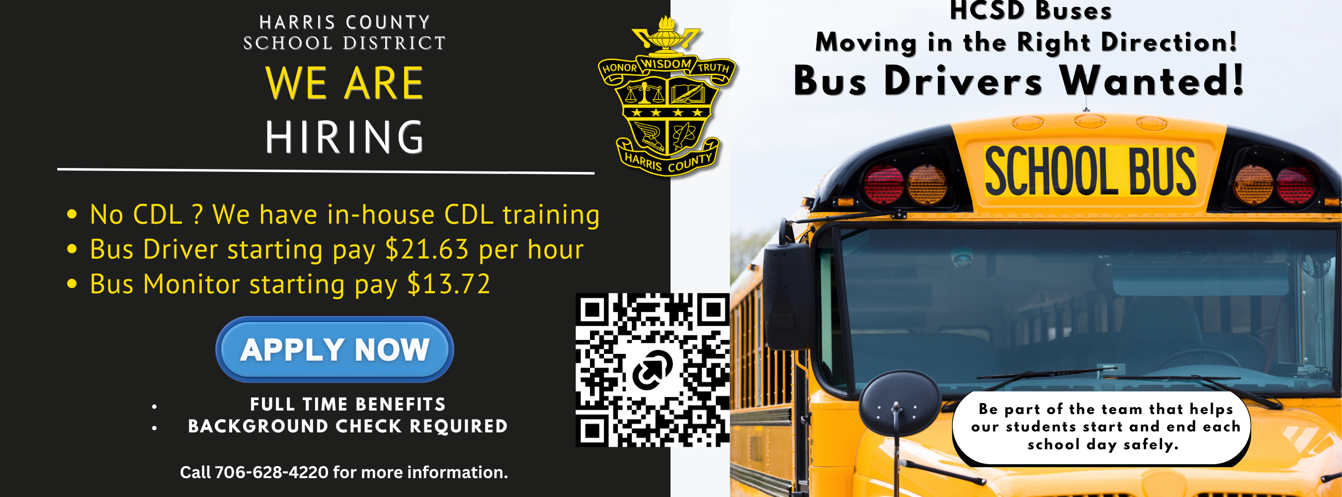bus drivers wanted