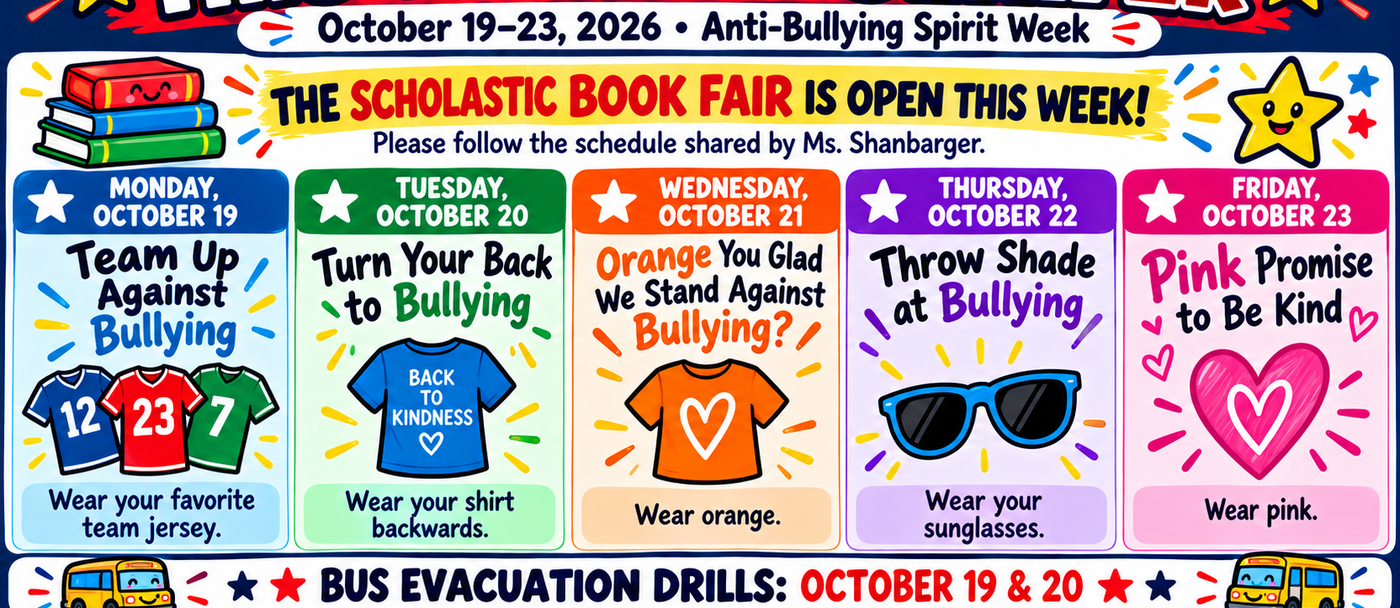 anit-bullying week flyer