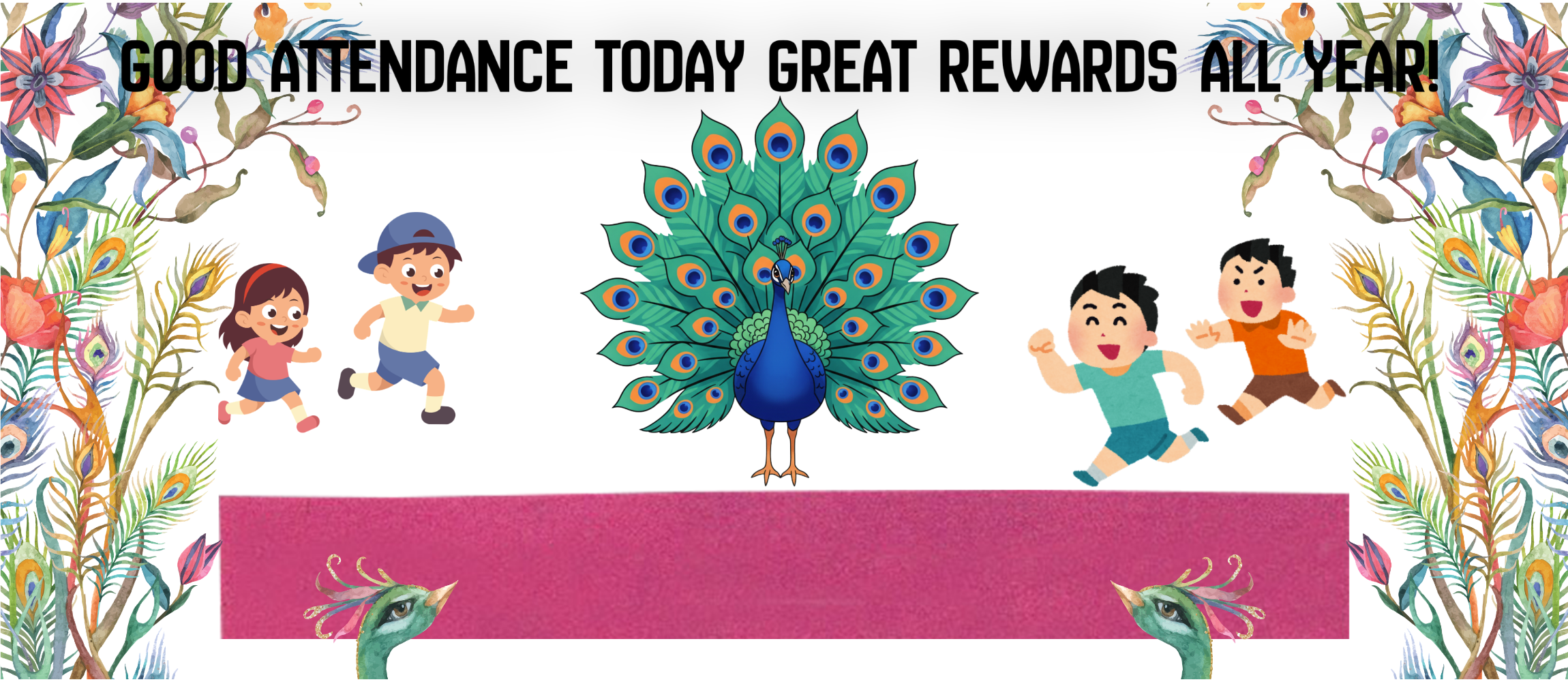 The good attendance award for October is Wacky Relays.