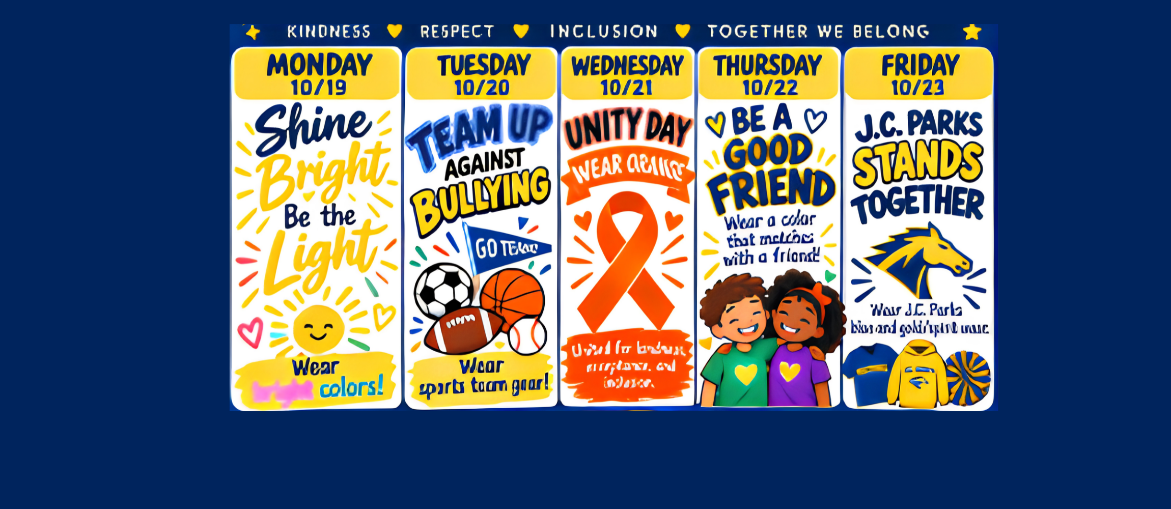 anti-bullying spirit week
