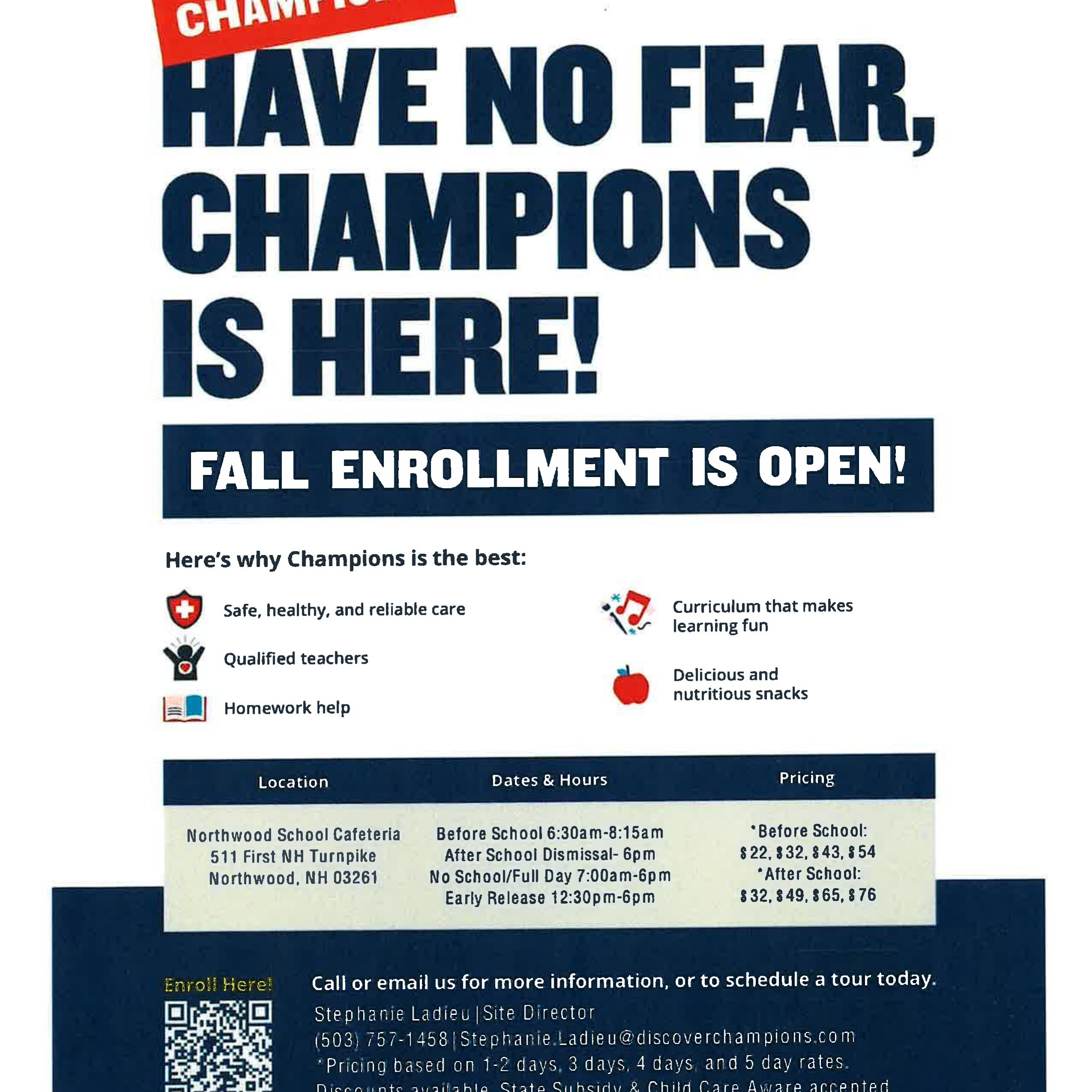 Champions Enrollment pic