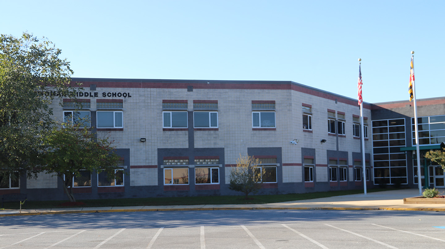 Mattawoman middle school building