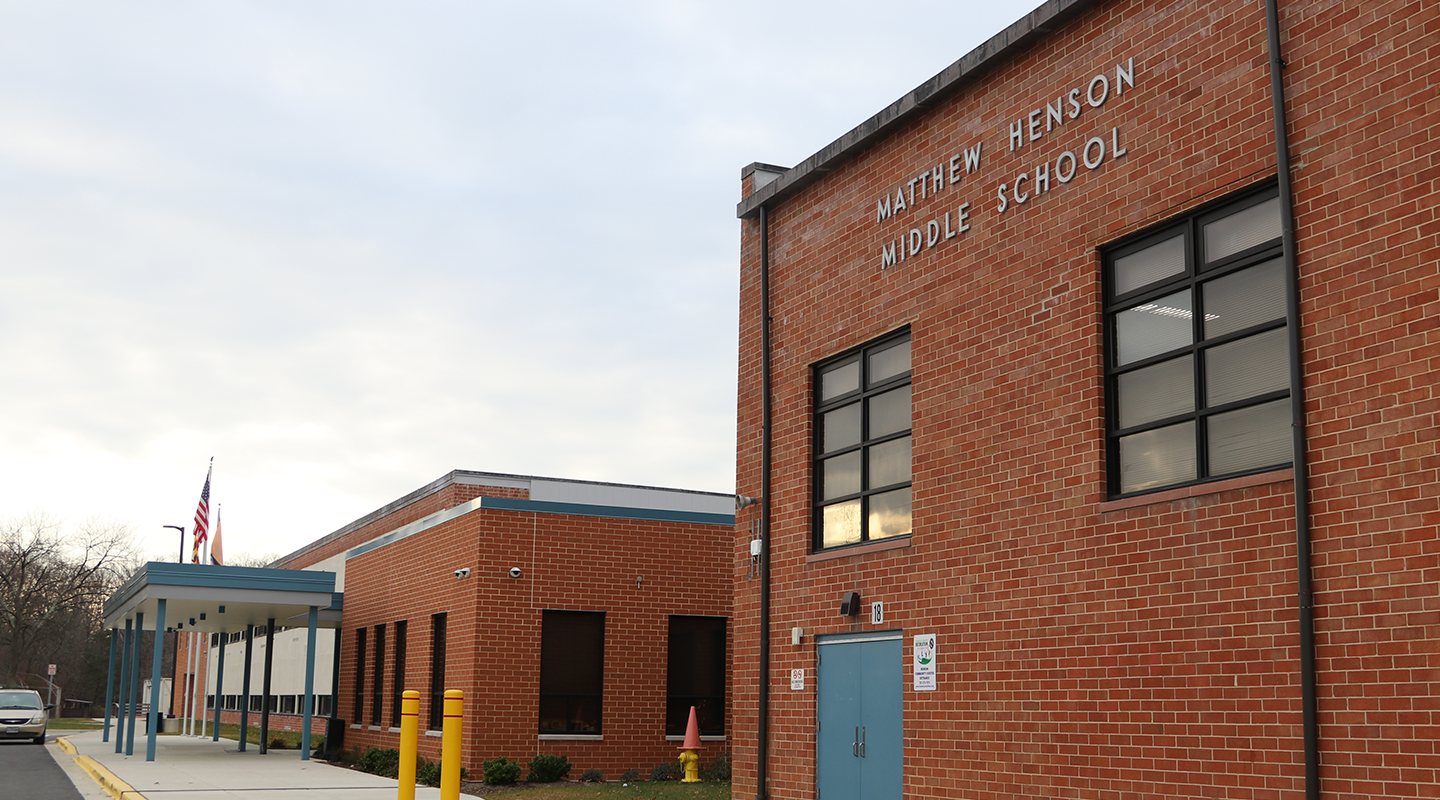 Henson Middle school building
