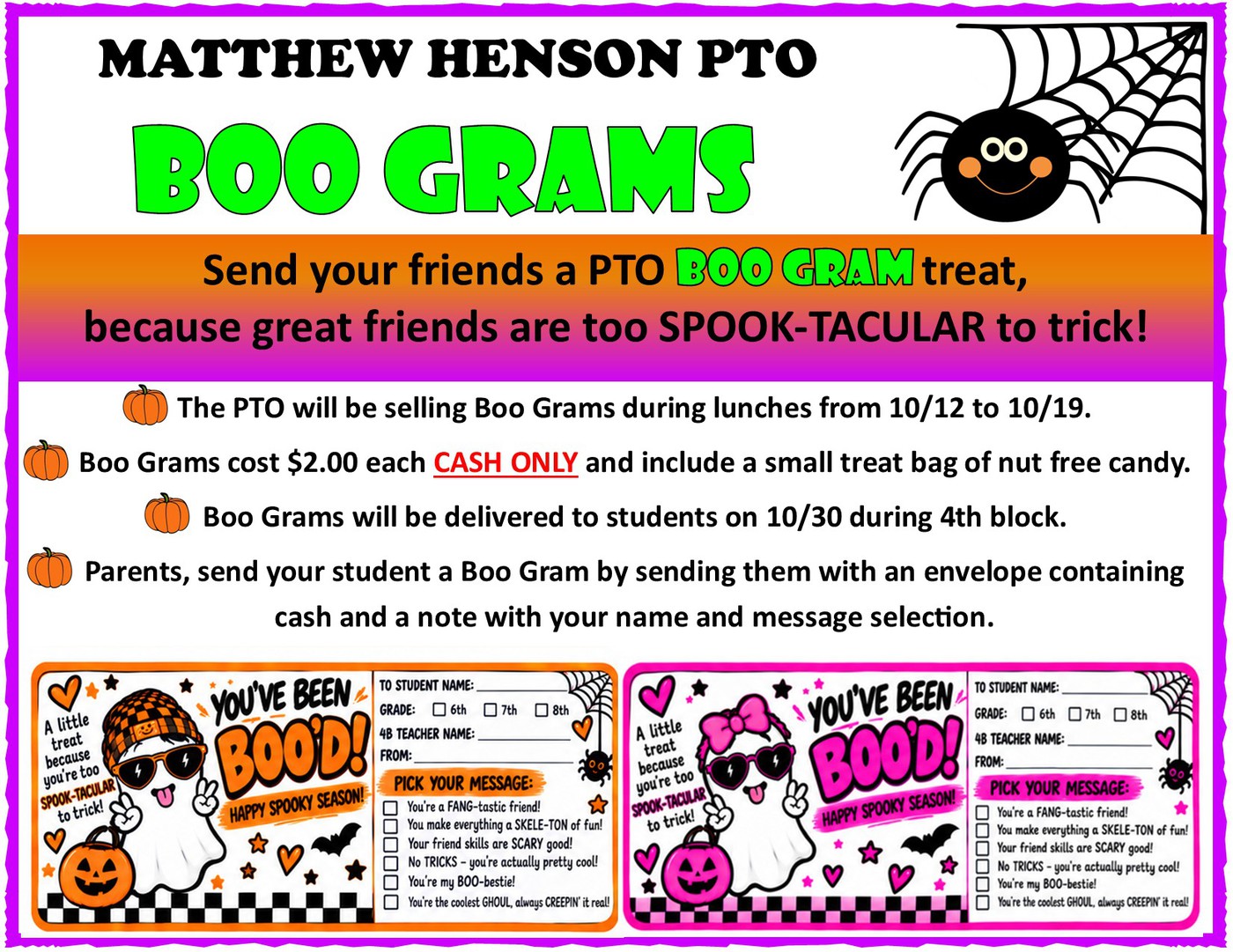 Boo Grams