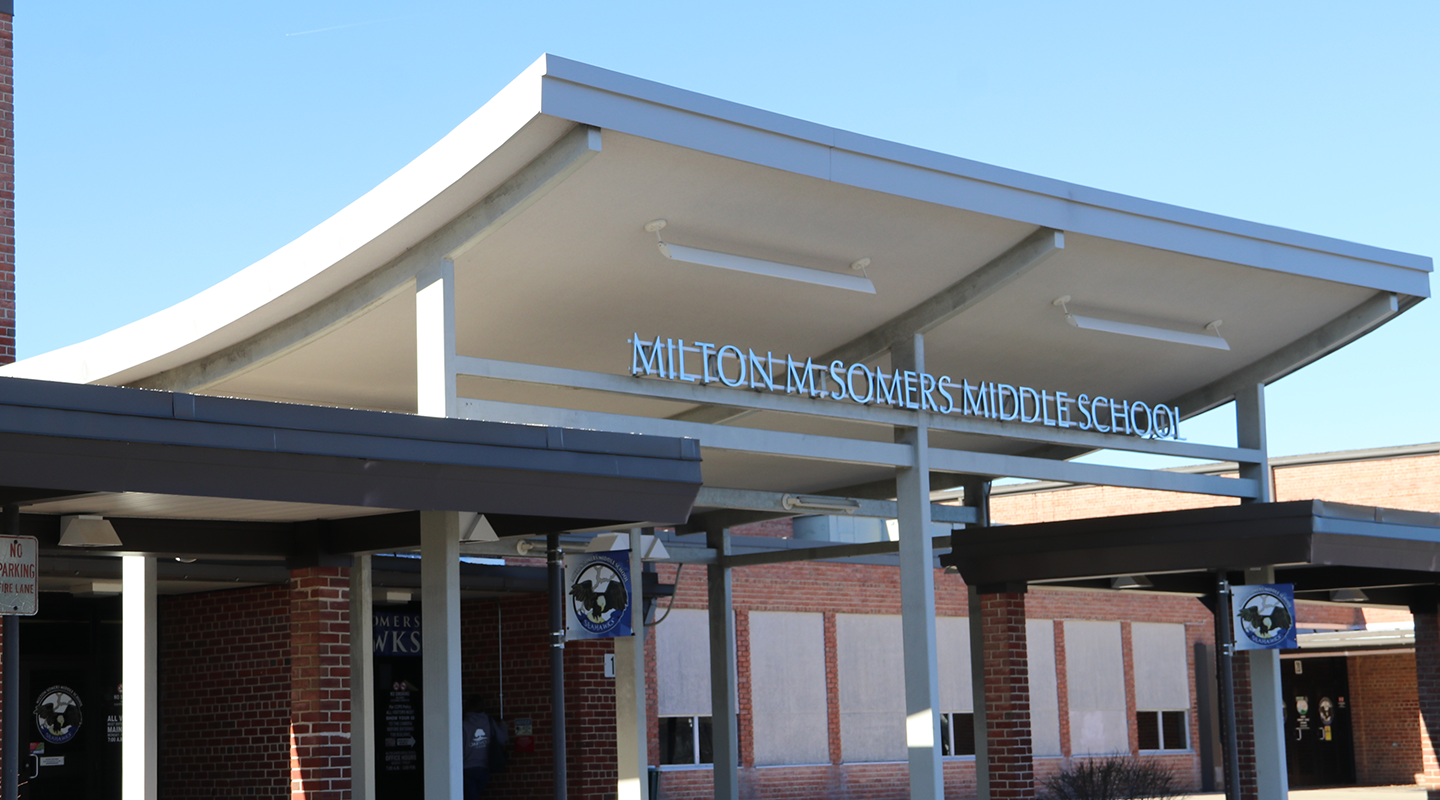 Somers Middle school building