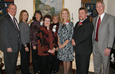 The nominees and the recipient of the Chillicothe Educational Foundation's Teacher of the Year award