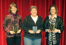 teachers receiving awards