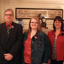 The 2013 Beacon Award winner and nominees at reception