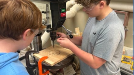 CMS Students Wood Working