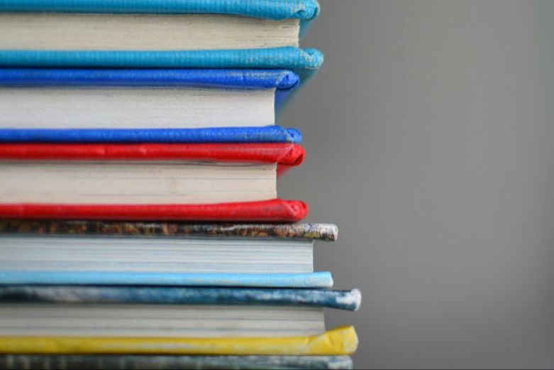 stack of books