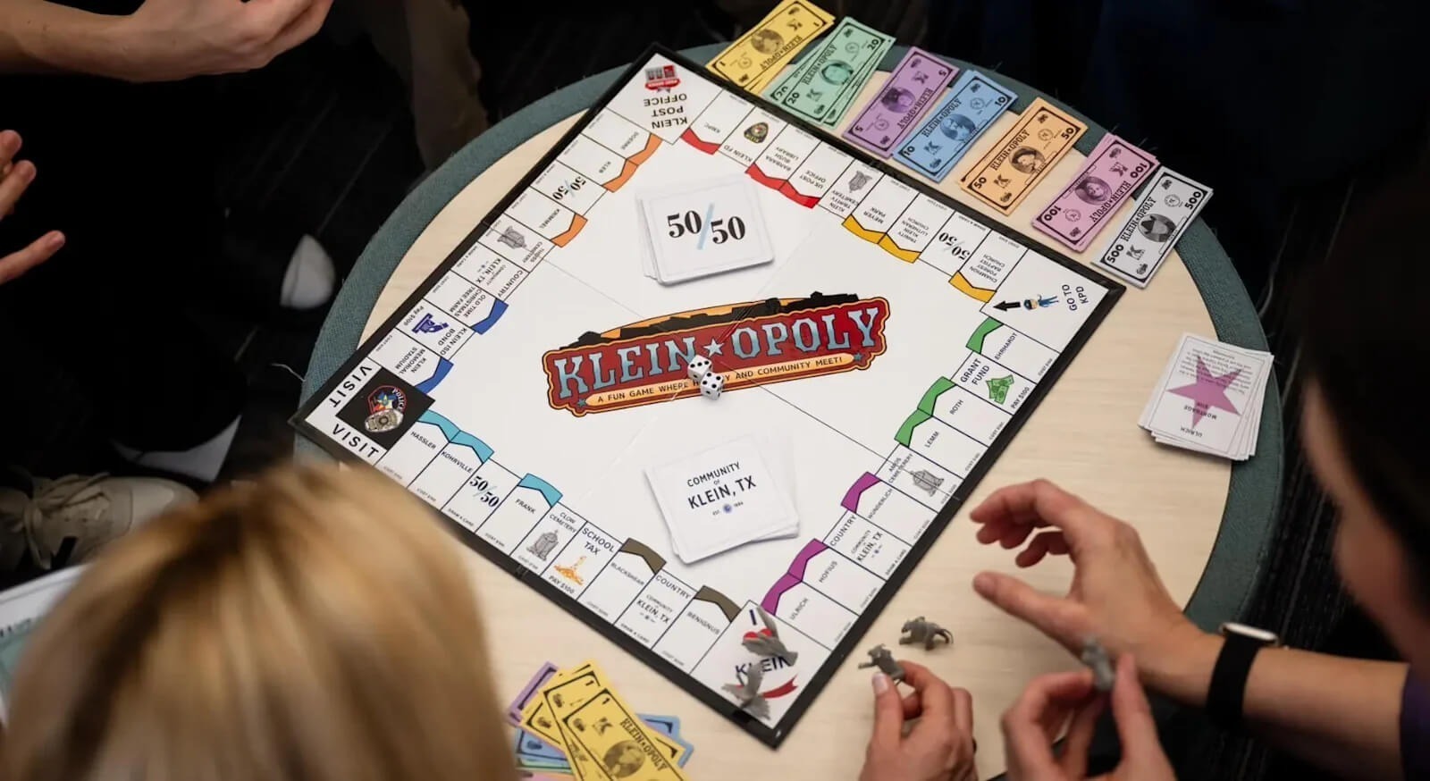Kleinopoly game board