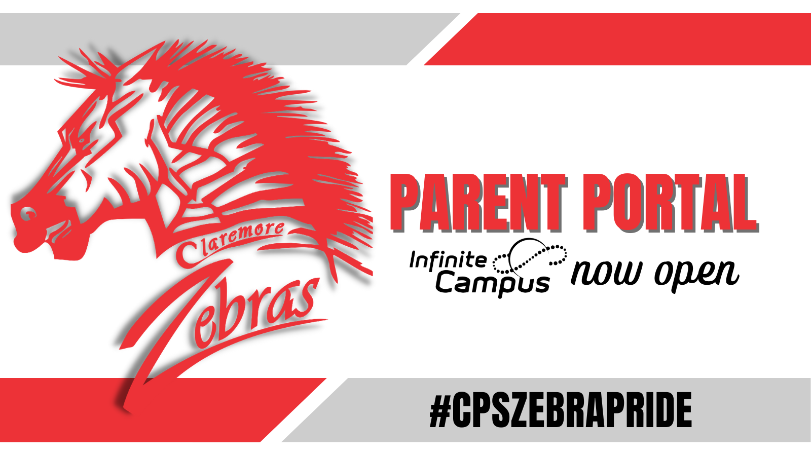 zebra logo "parent portal"