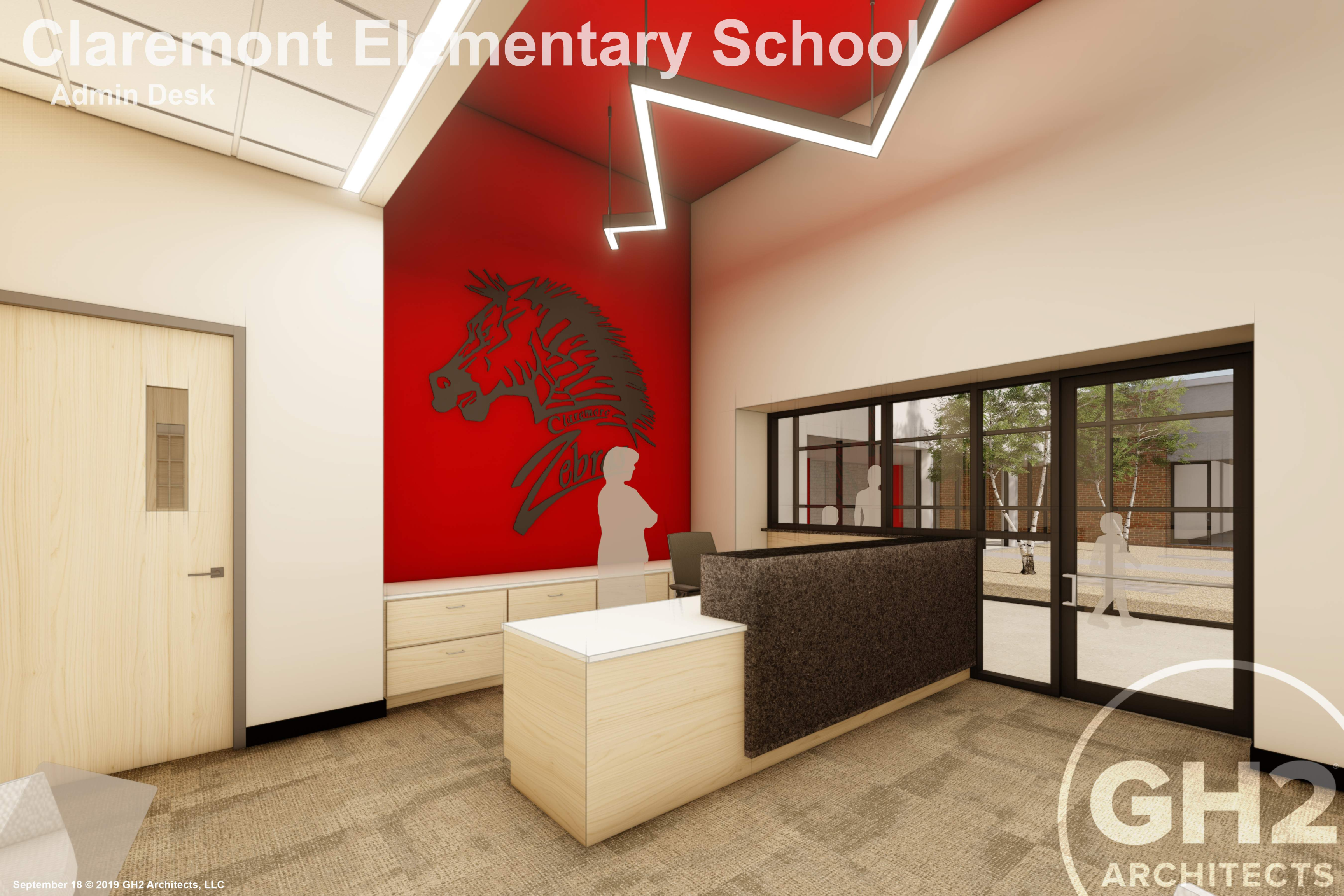 claremont elementary school rendering