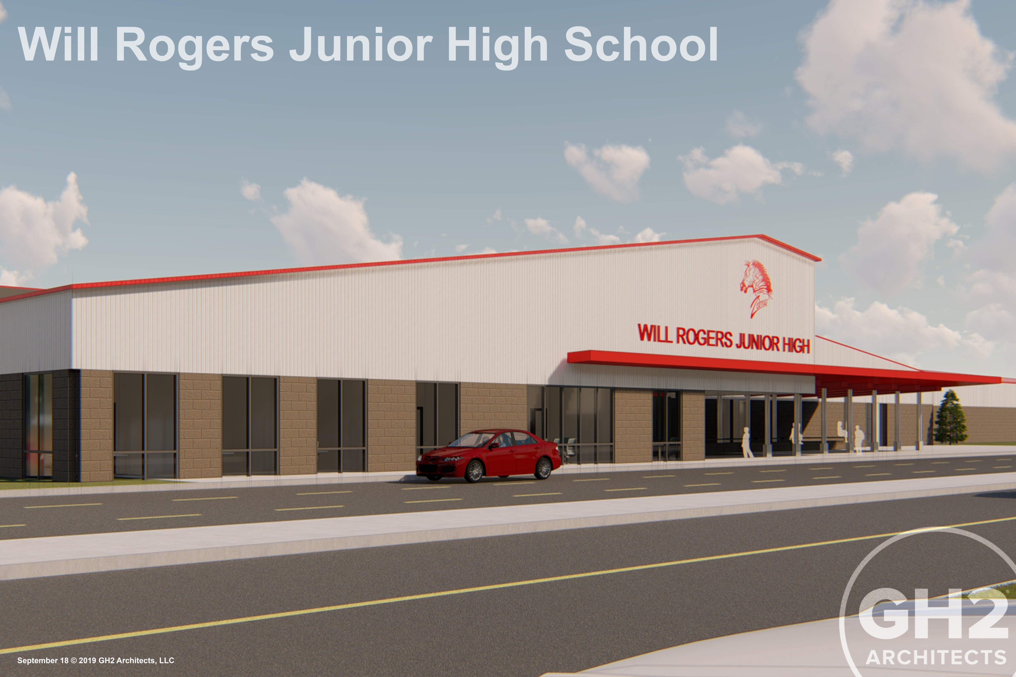 will rogers junior high school rendering