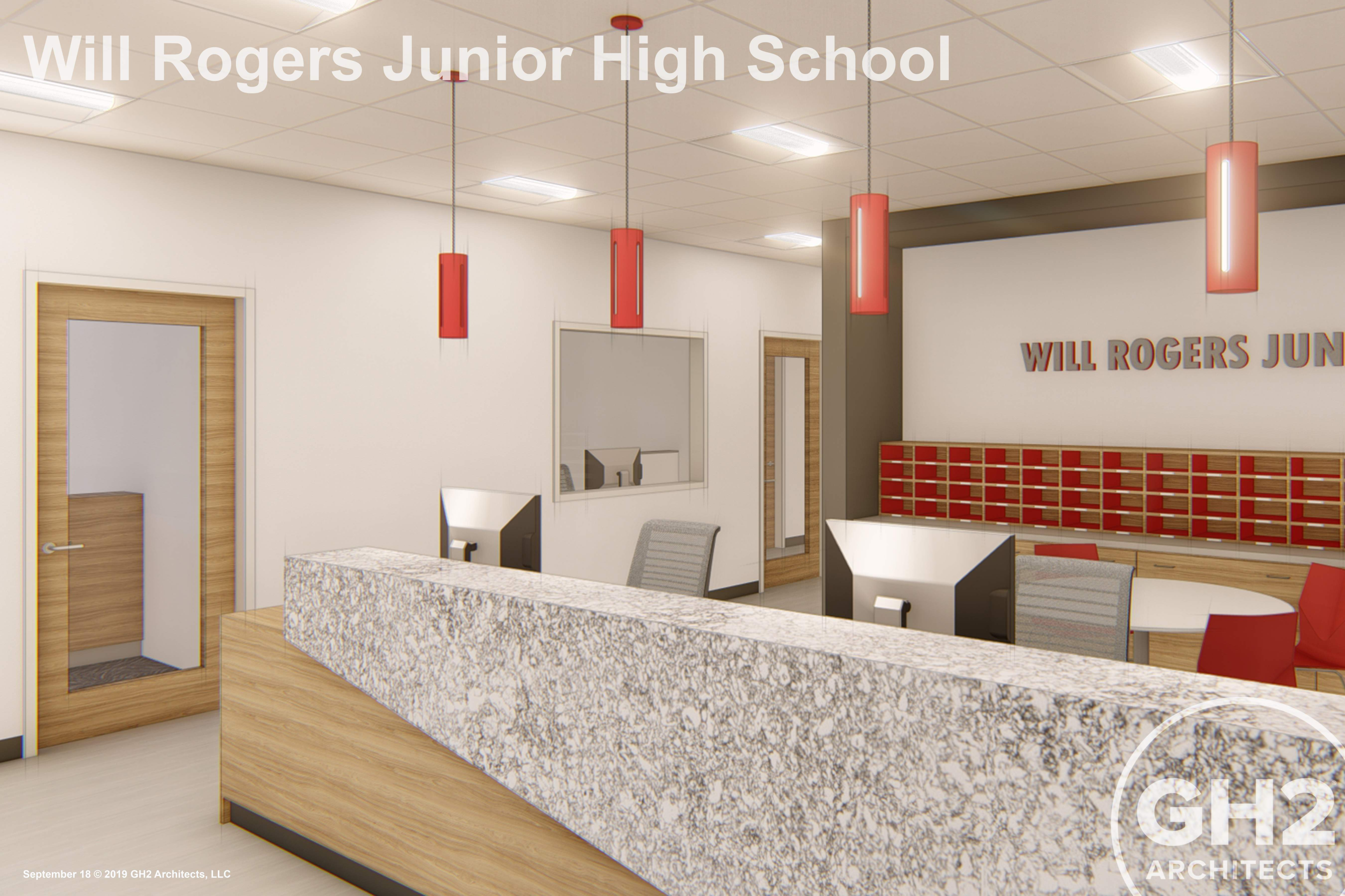 will rogers junior high school rendering