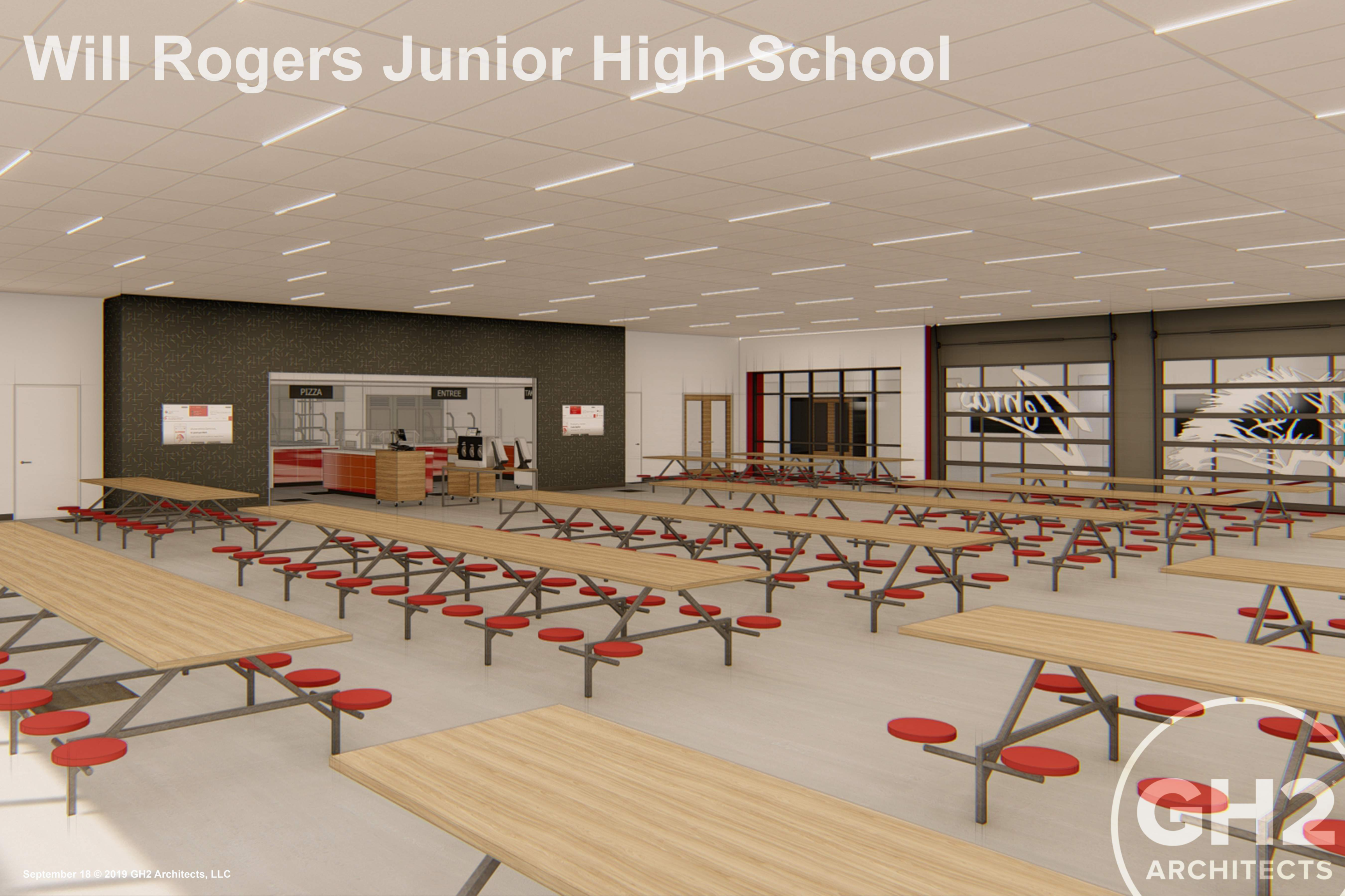 will rogers junior high school rendering