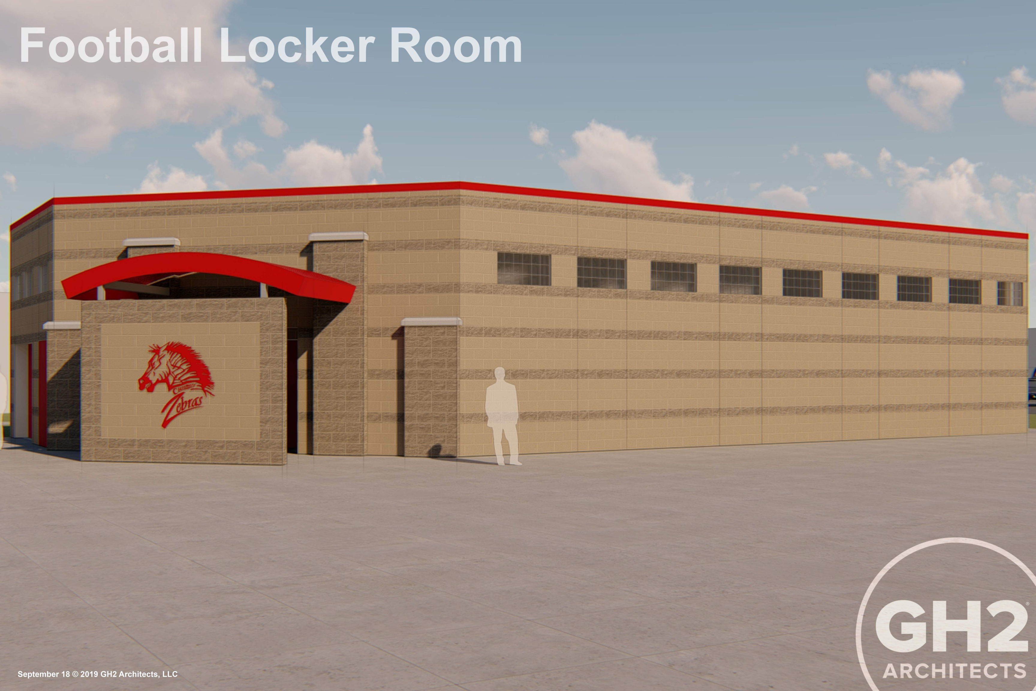 football locker room rendering 