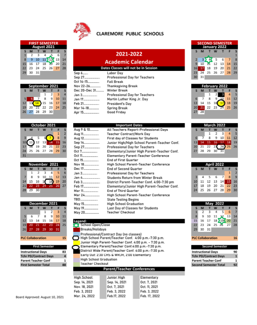 Oklahoma State Academic Calendar Fall 2022 March Calendar 2022