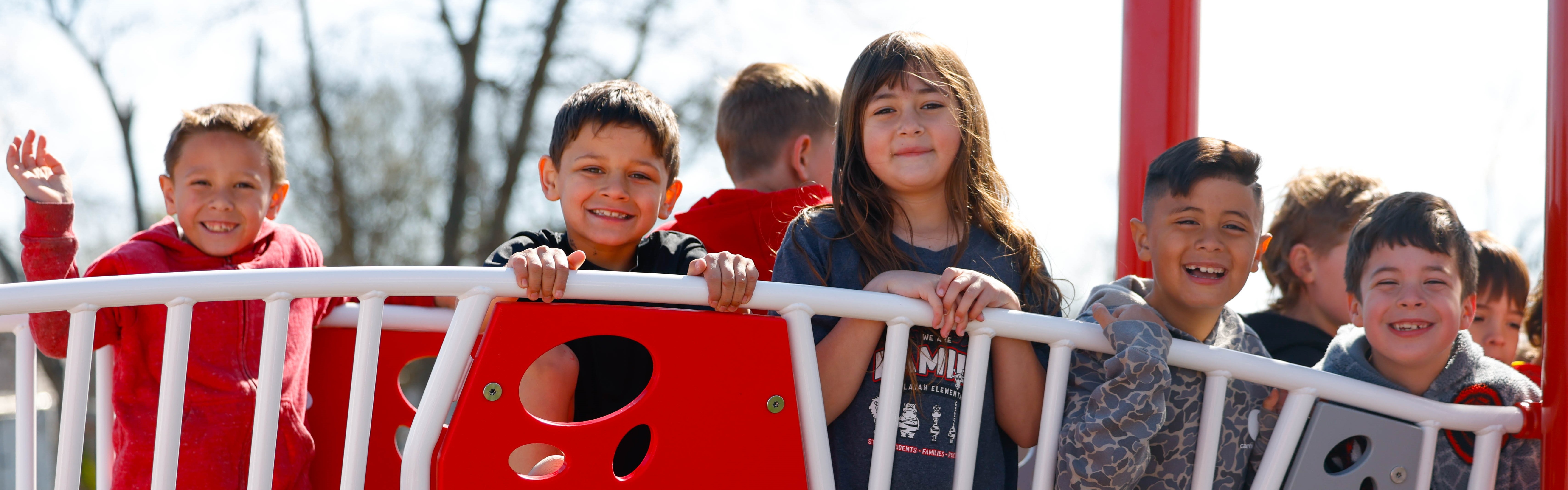 kids on playground