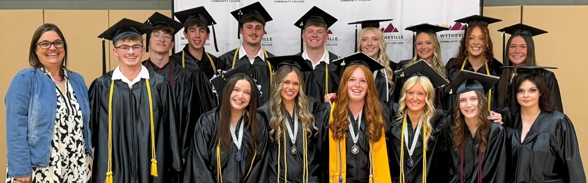 FC Graduates and Principal Mandi Tate