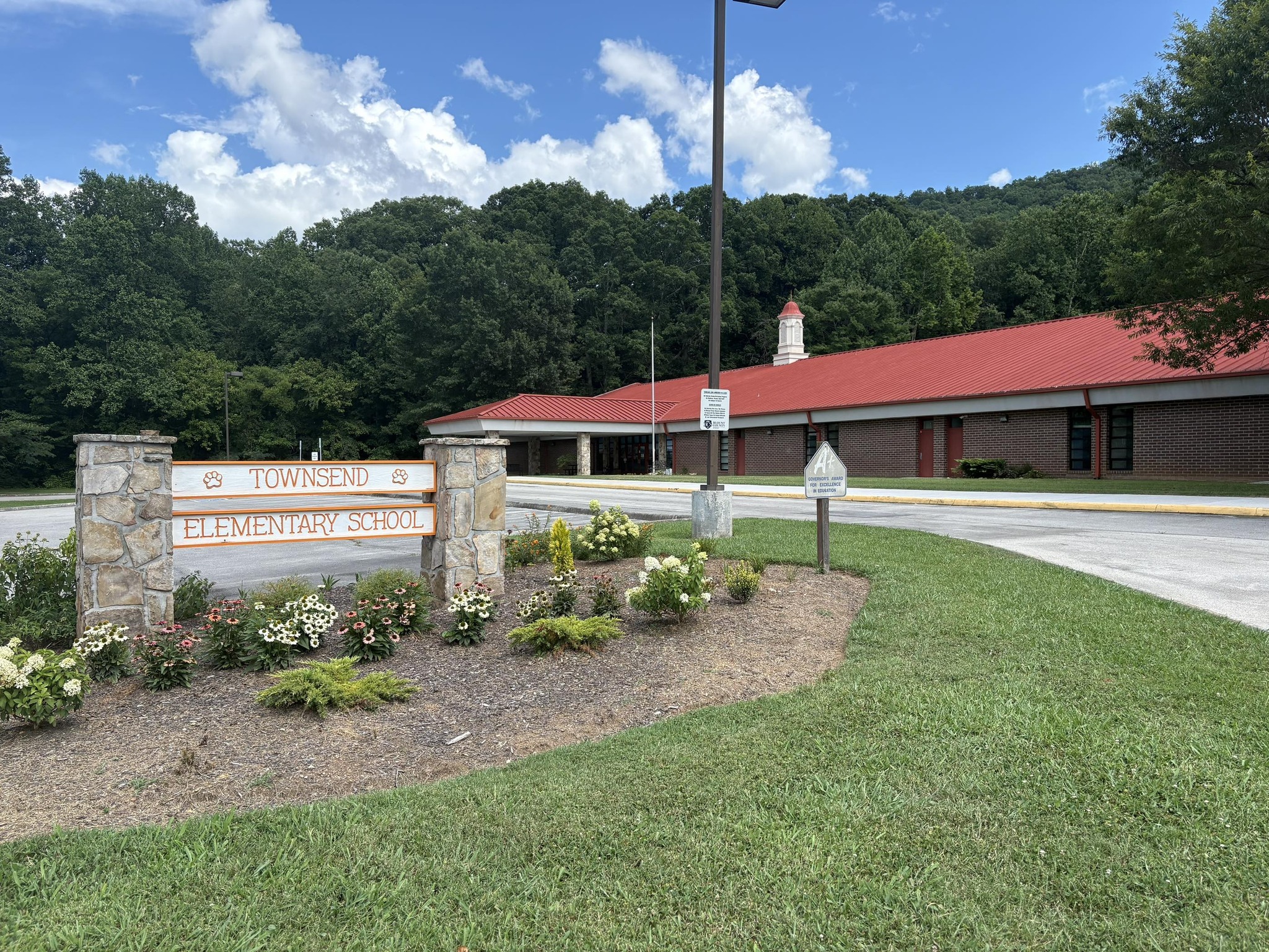 tes front of school