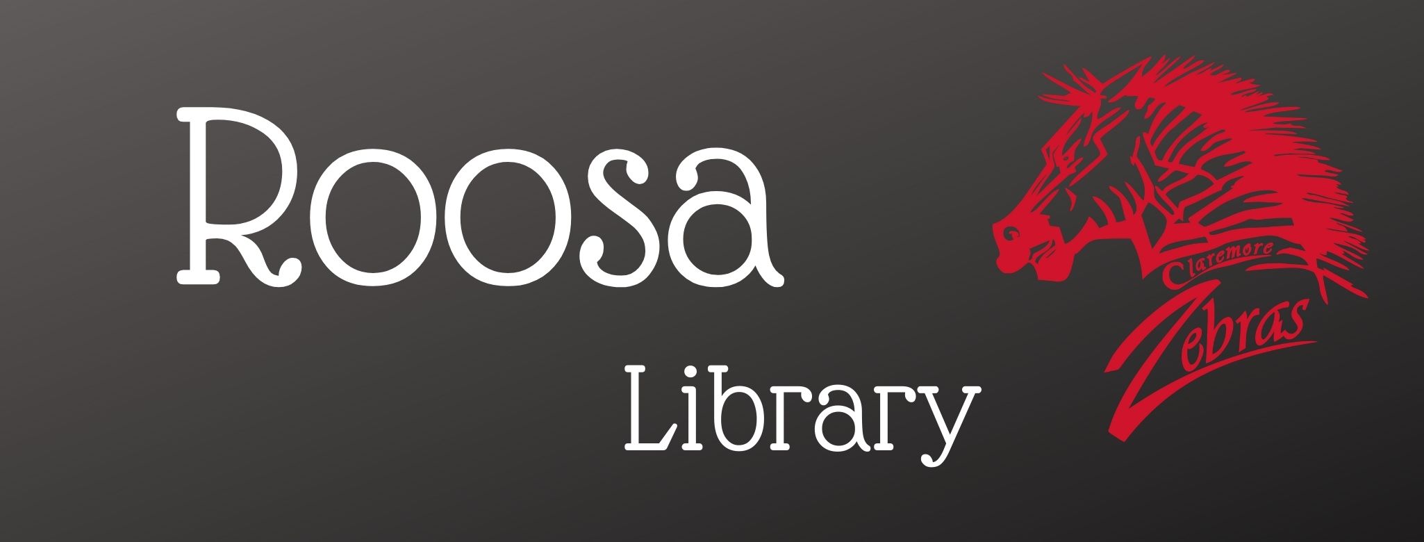 Zebra logo Roosa Library