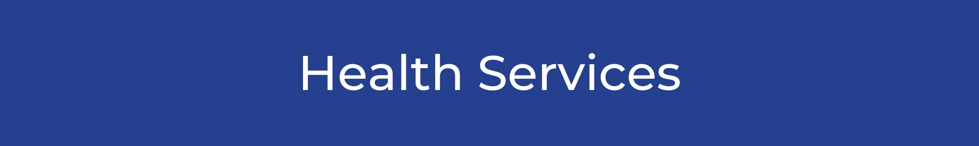 Health Services