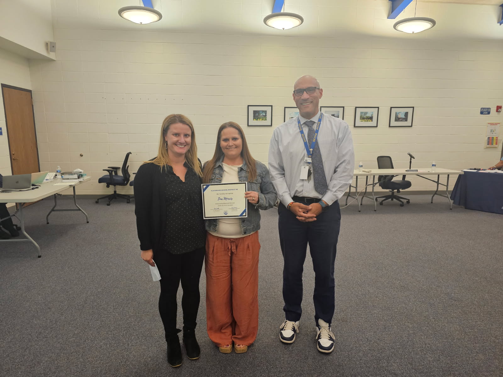Molly Woods, Tina Morris, and Dana Smith