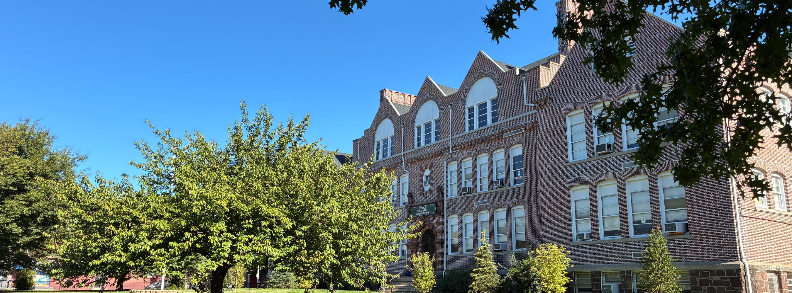 Louverture School front of building