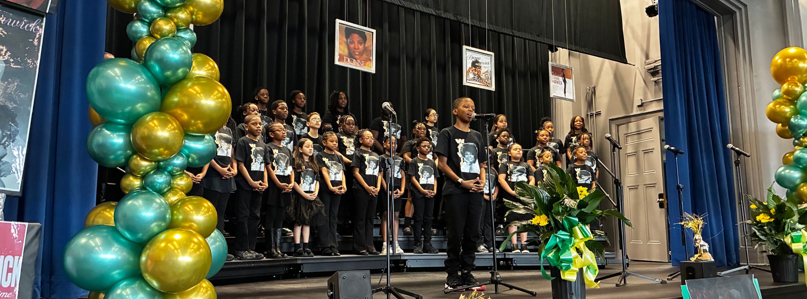 Warwick students singing at event