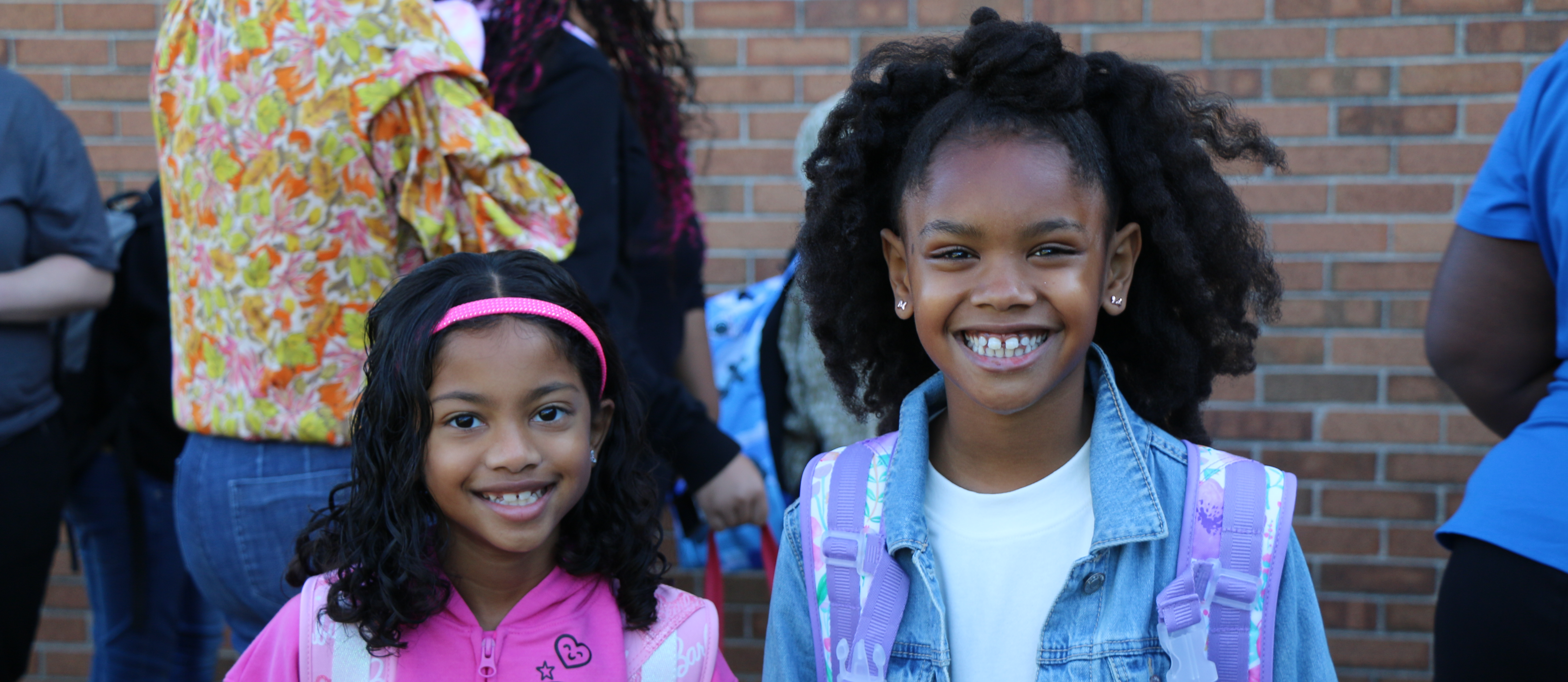two girls on the first day