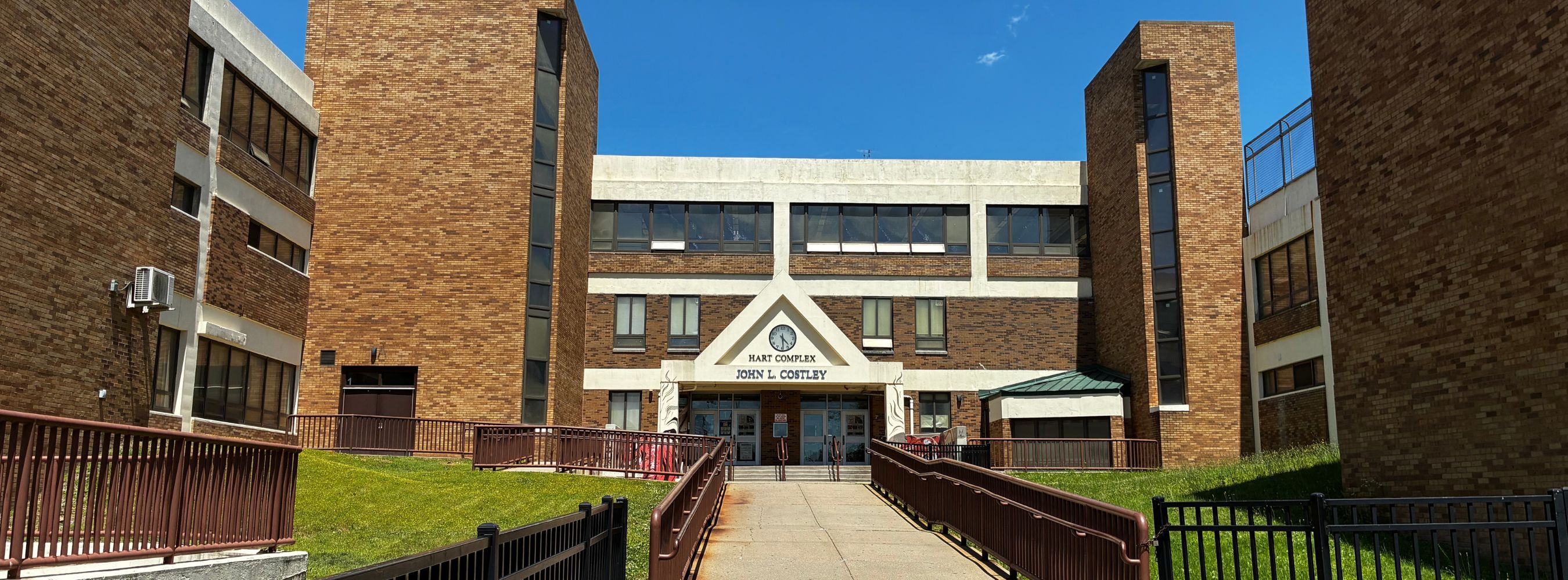 John L. Costley Middle School front of building