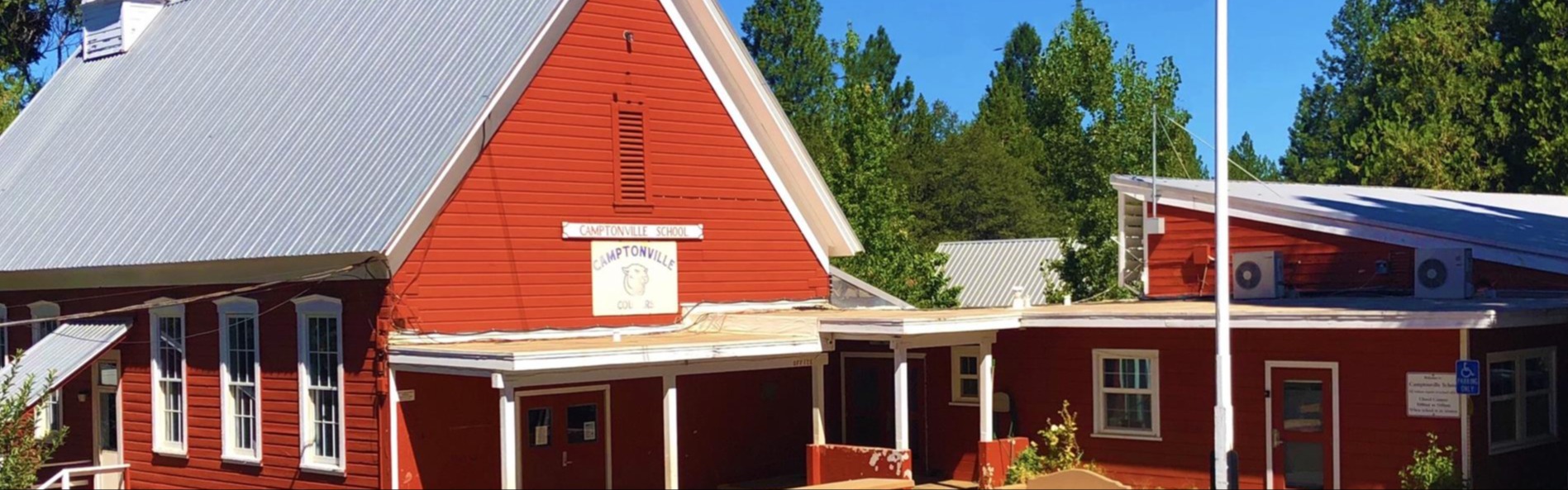 Front of the school building
