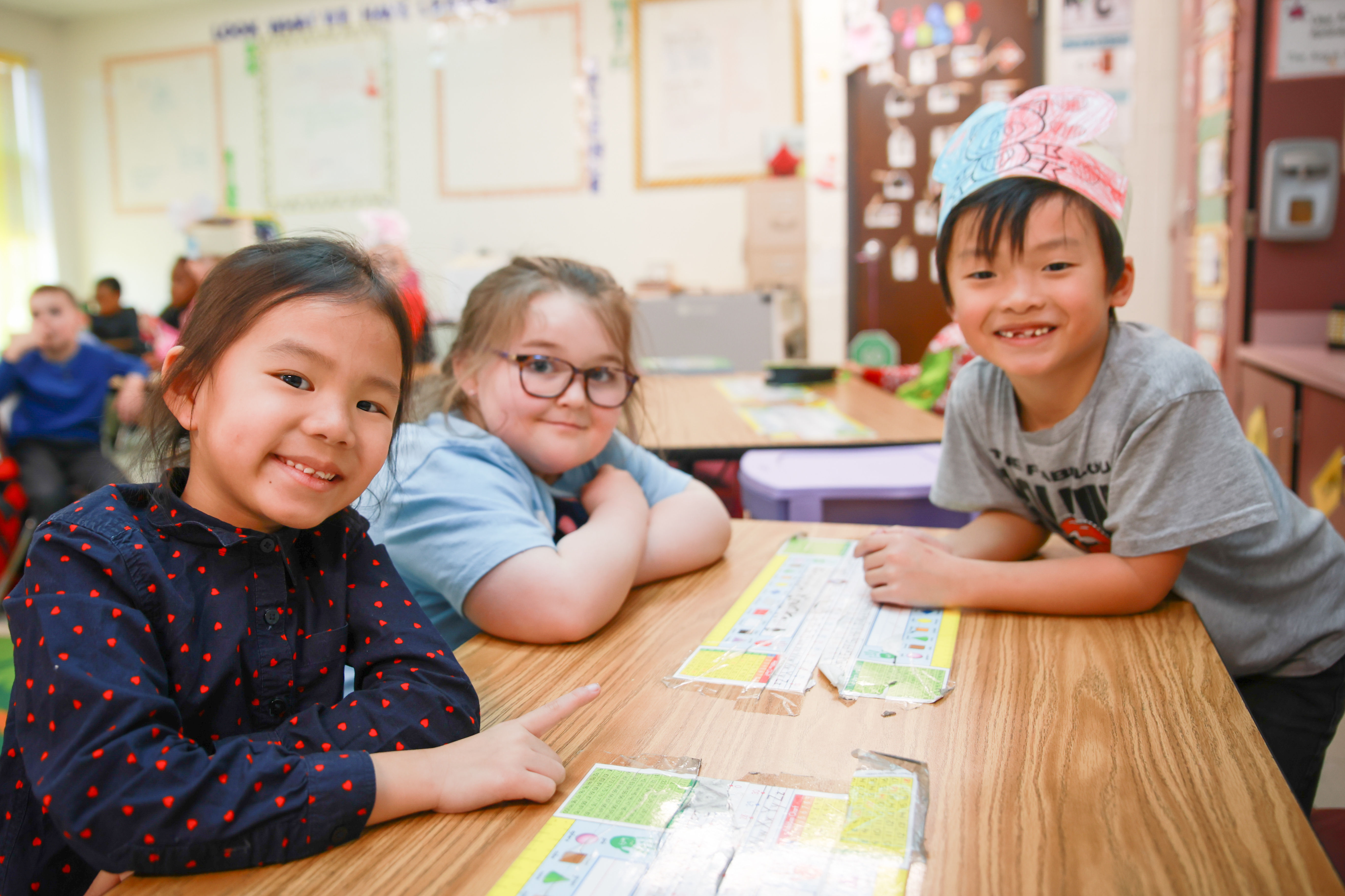 Students Enjoying Class at Boiling Springs Elementary