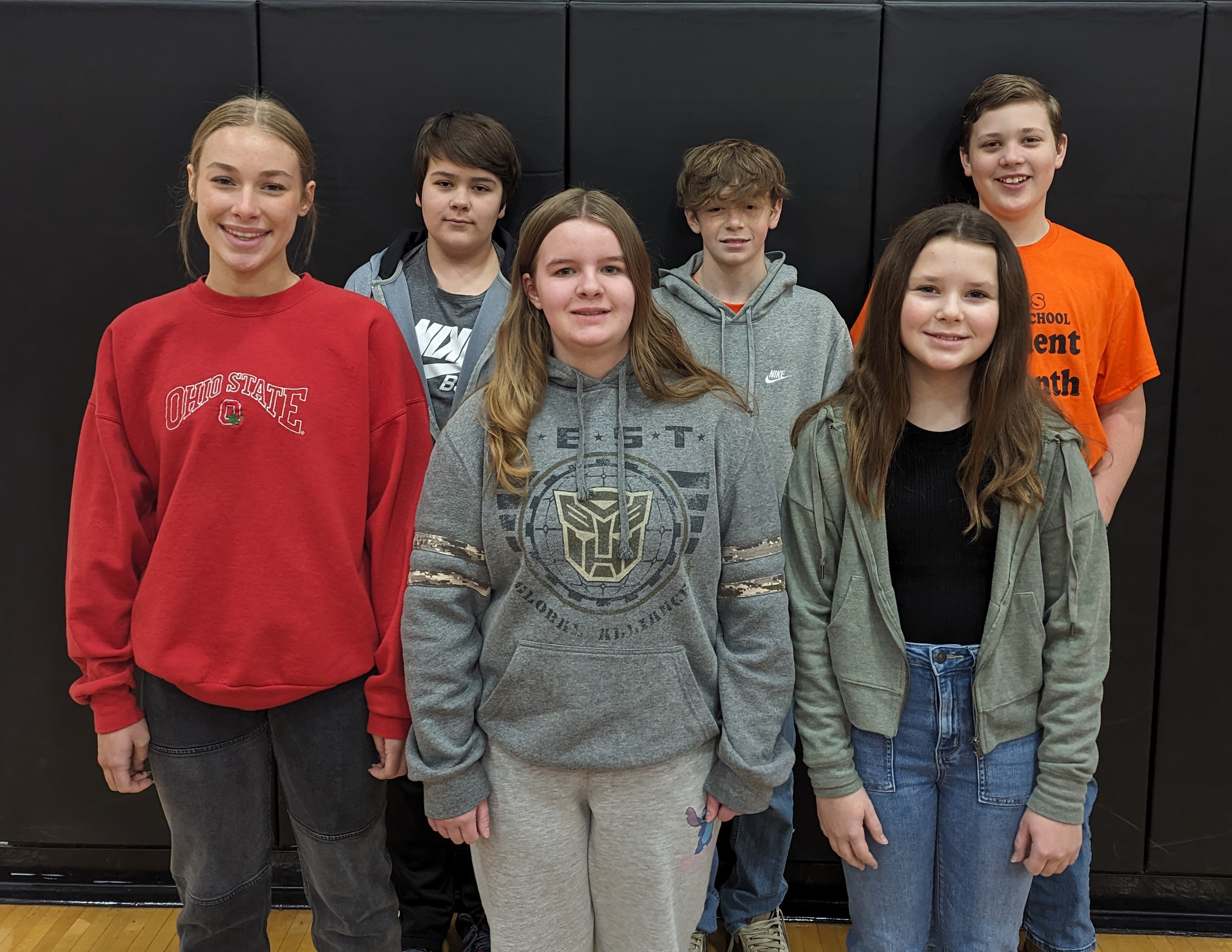 WL-S MS November Students of the Month