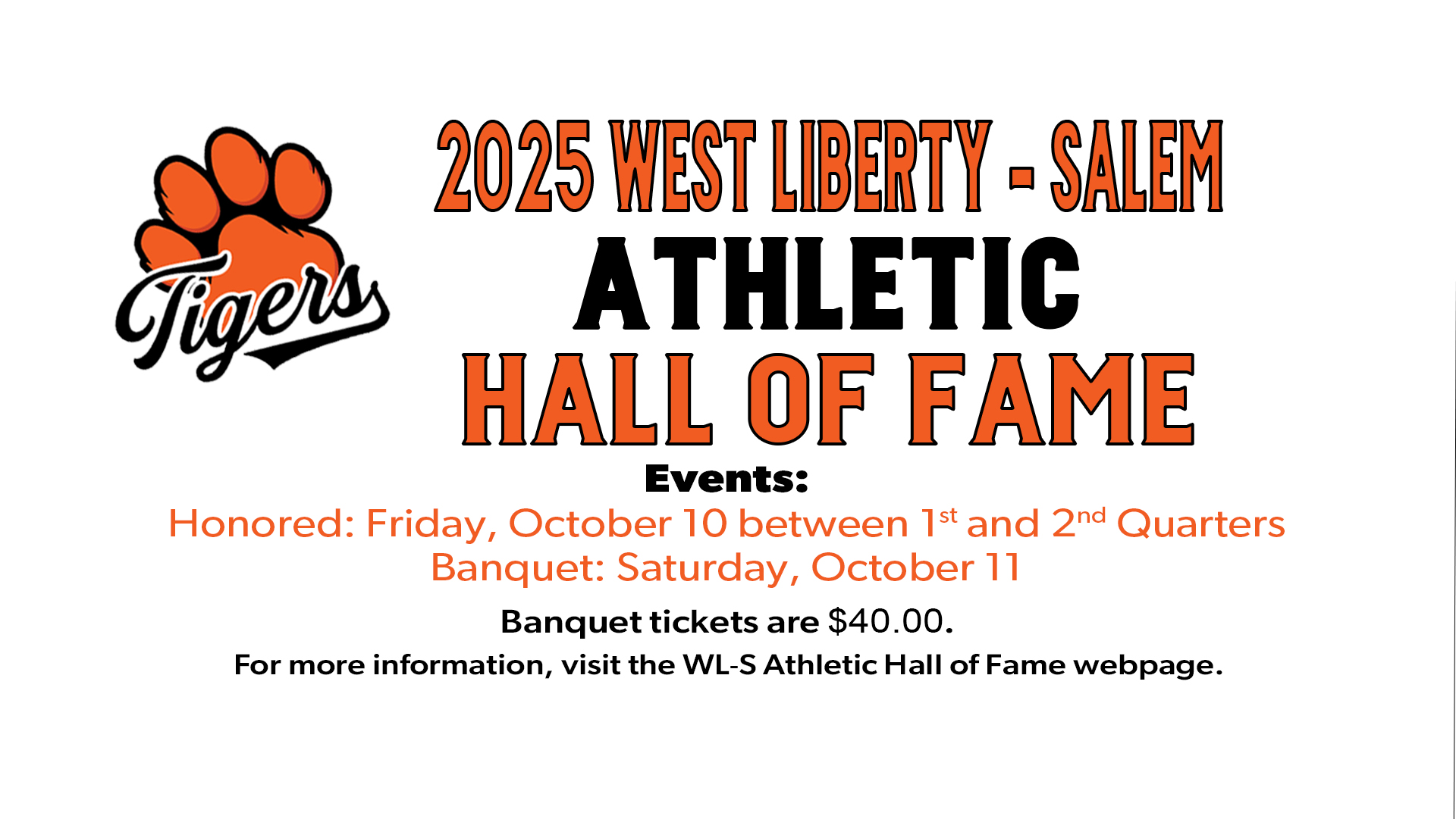 2025 WL-S Athletic Hall of Fame