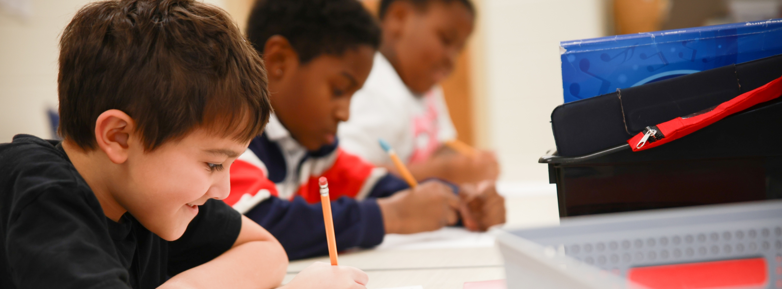 Hendrix Elementary Students doing work in class.