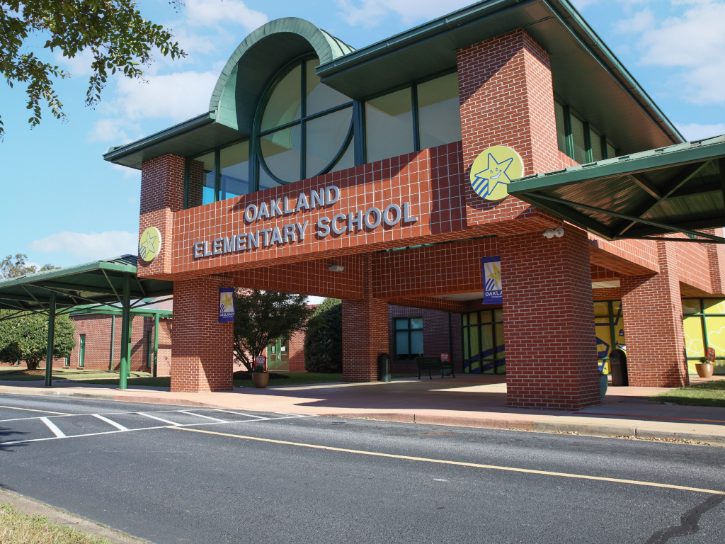 The Beautiful Entrance of Oakland Elementary School